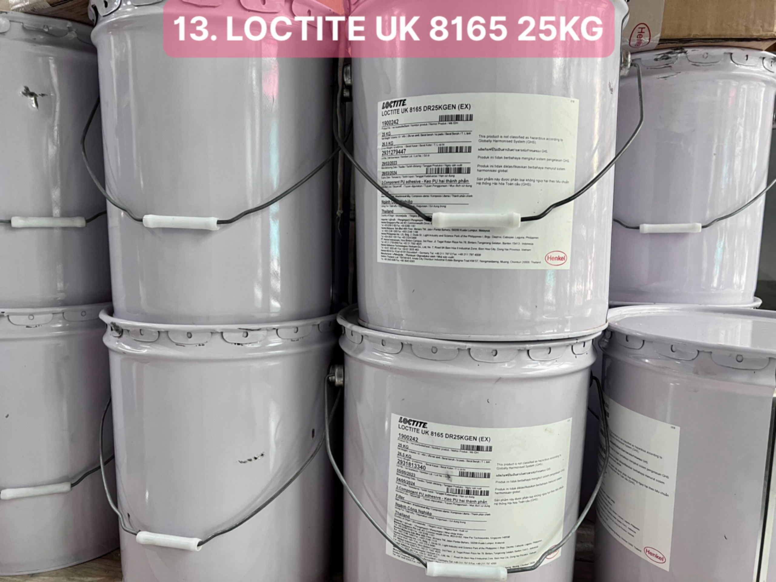 LOCTITE UK 8165 25KG (RESIN)